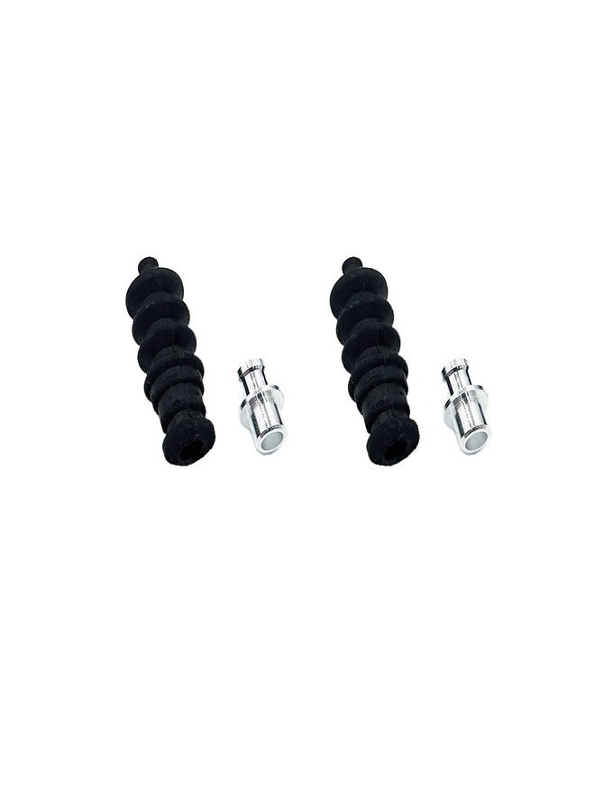 URIMPAVIDO 2PCS 37mm RC Boat Waterproof Push Rod Rubber Seal Bellow with Aluminium Mount for RC Boat Ship DIY Model Toy Parts - Image 1